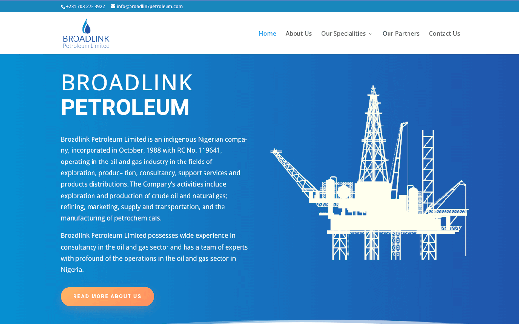 Broadlink Worrdpress website design