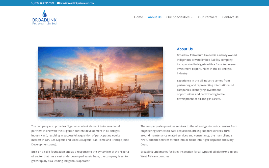 Wordpress business website design